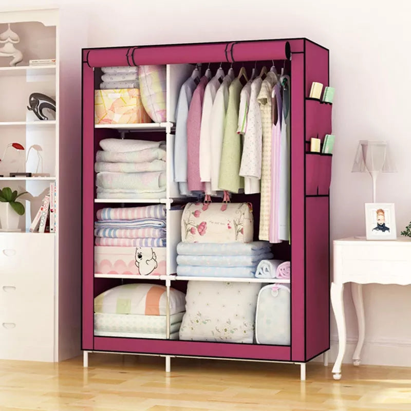 Foldable Canvas Storage Wardrobe